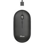 Ratón Inalámbrico Trust Puck/ Batería recargable/ Hasta 1600 DPI