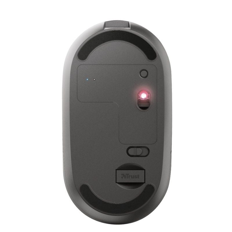 Ratón Inalámbrico Trust Puck/ Batería recargable/ Hasta 1600 DPI