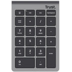 Teclado Numérico Inalámbrico Trust Xalas Wireless/ Plata