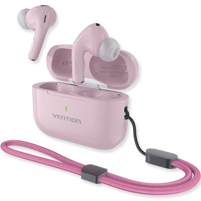Auriculares Bluetooth Vention Echo Lite E11 Plus con estuche de carga/ Autonomía 6h/ Rosas Hover Image