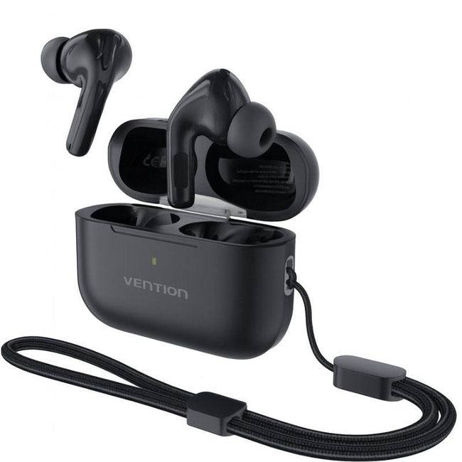 Auriculares Bluetooth Vention Echo Lite E11 Pro con estuche de carga/ Negros Hover Image