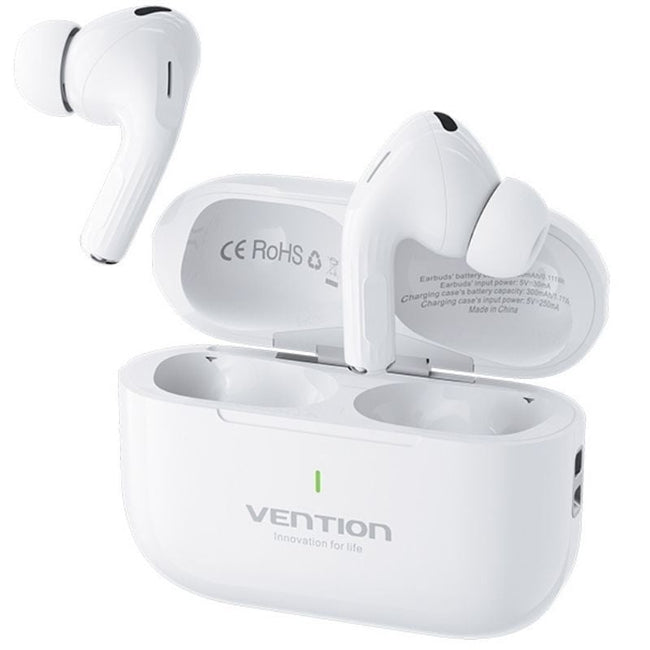 Auriculares Bluetooth Vention Echo Lite E11 con estuche de carga/ Autonomía 6h/ Blancos Hover Image