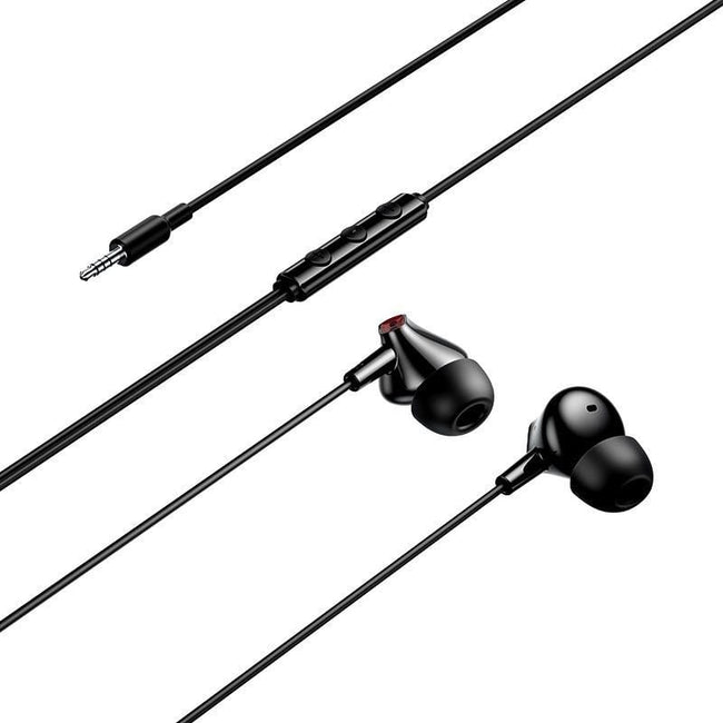 Auriculares Intrauditivos Vention Echo Lite In-Ear/ con Micrófono/ Jack 3.5/ Negros Main Image