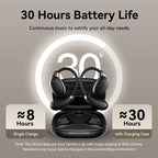 Auriculares Bluetooth Vention Open Ear 013 con estuche de carga/ Autonomía 8h/ Negros
