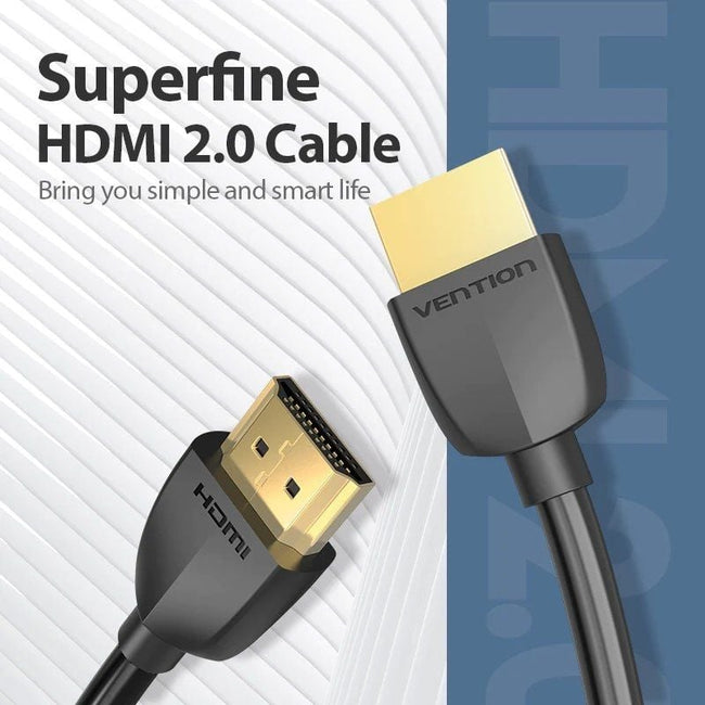 Cable HDMI 2.0 4K Portatil Vention AAIBD/ HDMI Macho - HDMI Macho/ 50cm/ Negro Main Image
