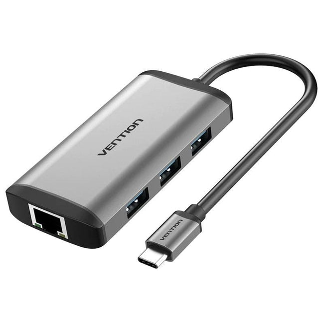 Docking USB Tipo-C Vention CNCHB/ 1xHDMI 4K/ 3xUSB/ 1xUSB Tipo-C PD/ 1xRJ45/ Gris Hover Image