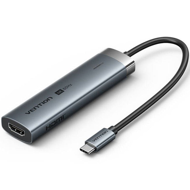 Docking USB Tipo-C Vention TGMHB/ 3xUSB/ 1xHDMI 4K/ 1xUSB Tipo-C PD/ Gris Hover Image