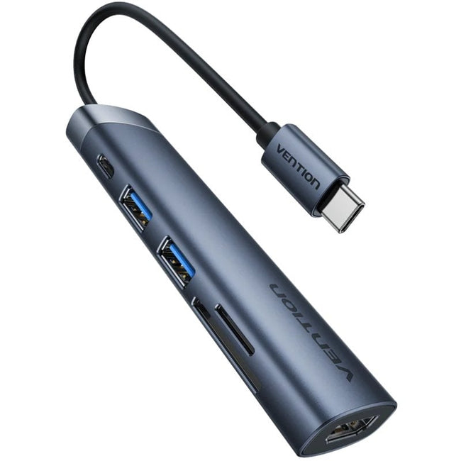 Docking USB Tipo-C Vention THJHB/ 1xHDMI 4K/ 2xUSB/ 1xUSB Tipo-C PD/ Gris Hover Image