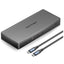Docking USB Tipo-C Vention TPWH0/ 2xHDMI 4K/ 1xDisplayPort/ 3xUSB/ 2xUSB Tipo-C/ 1xUSB Tipo-C PD/ 1xRJ45/ 1xLector Tarjetas/ Gris