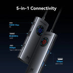 Docking USB Tipo-C Vention TQXHB/ 2xUSB/ 1xUSB Tipo-C/ 1xHDMI/ 1xUSB Tipo-C PD/ Gris
