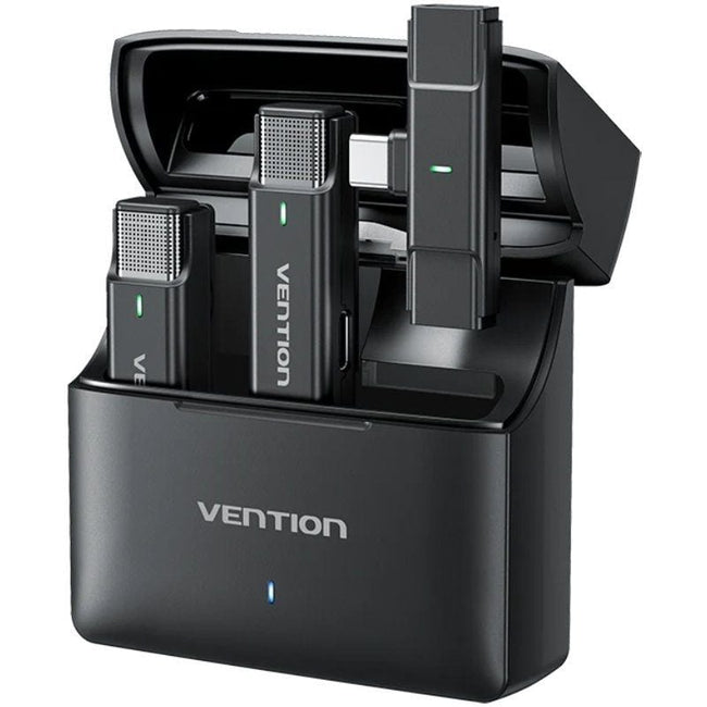 Micrófono Inalámbrico con Clip Vention NCAB0/ USB Tipo-C/ Incluye Receptor/ 2 unidades Hover Image