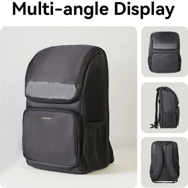 Mochila Vention KROB0 para Portátiles hasta 15.6"/ 19L/ Impermeable/ Negra Main Image