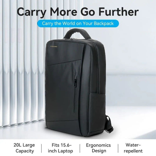 Mochila Vention KRRB0 para Portátiles hasta 15.6"/ 20L/ Impermeable/ Negra Main Image