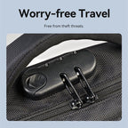 Mochila Vention KRKB0 para Portátiles hasta 17"/ 20L/ Impermeable/ Puerto USB/ Antirrobo/ Negra