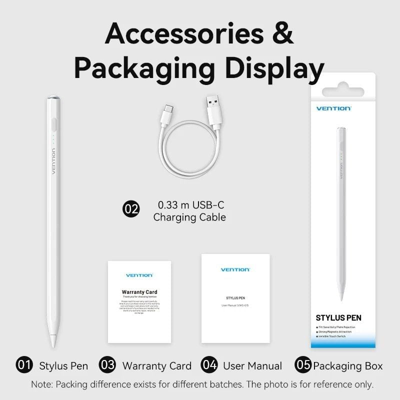 Lápiz ptico Vention KQGW0/ para Apple/ Blanco