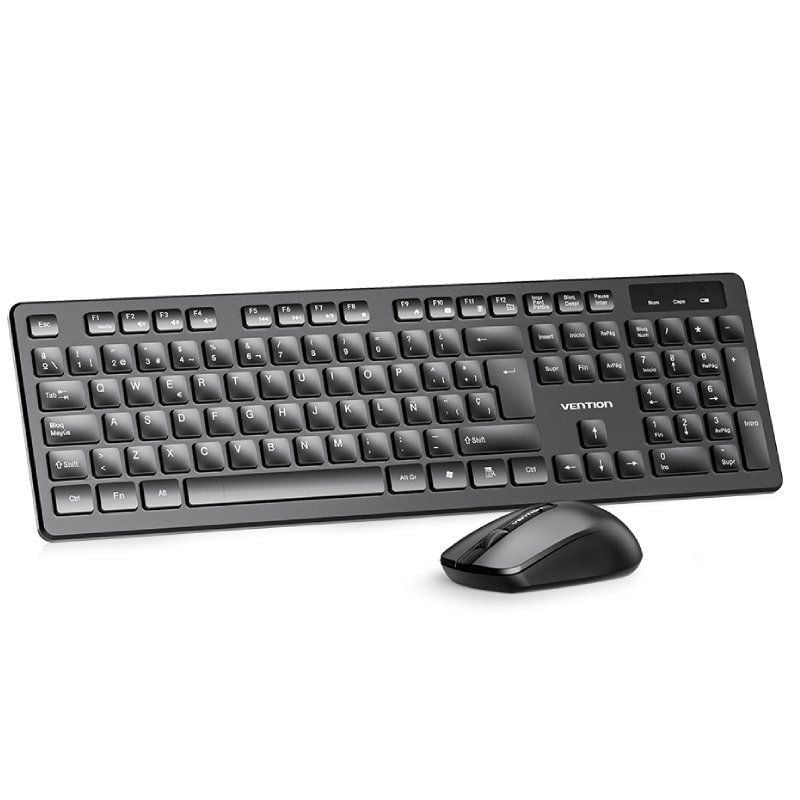 Teclado y Ratón Inalámbricos Vention Combo KTDB0-ES