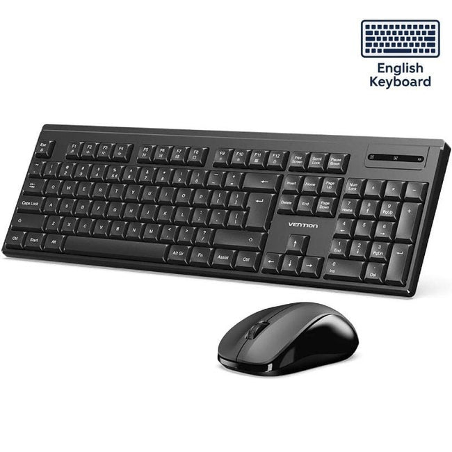 Teclado y Ratón Inalámbricos Vention Combo KTZB0-EN/ Inglés Hover Image