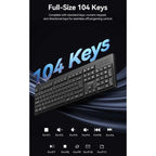 Teclado y Ratón Inalámbricos Vention Combo KTZB0-EN/ Inglés
