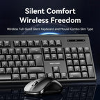 Teclado y Ratón Inalámbricos Vention Combo KTZB0-ES