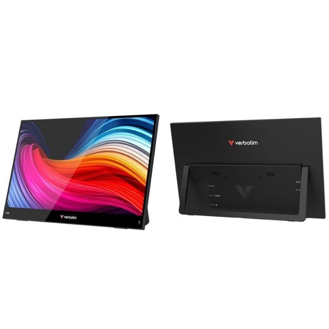 Monitor Portátil Táctil Verbatim Touch Light 14"/ Full HD/ Multimedia/ Negro Hover Image