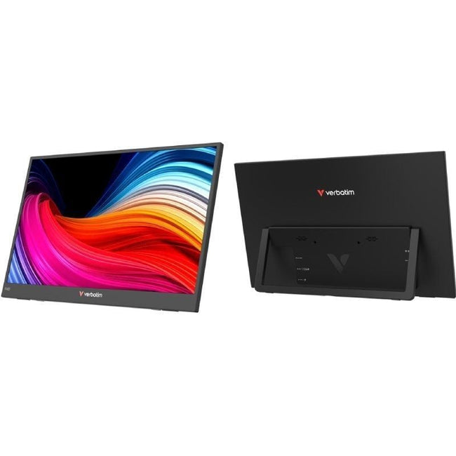 Monitor Portátil Verbatim Non-Touch Light 15.6"/ Full HD/ Multimedia/ Negro Hover Image
