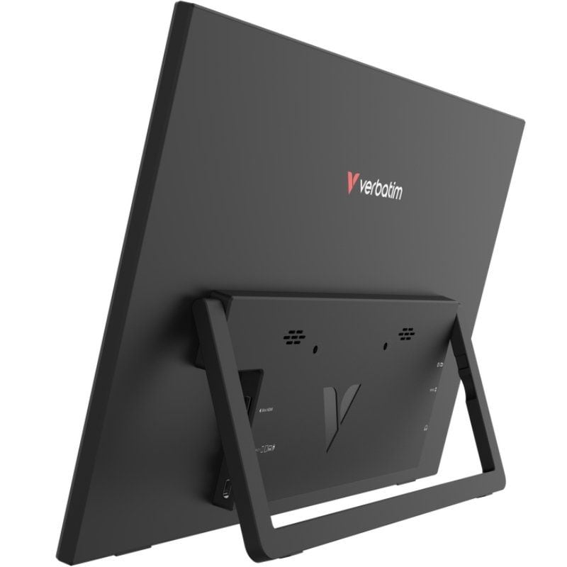Monitor Portátil Verbatim Non-Touch Light 15.6"/ Full HD/ Multimedia/ Negro