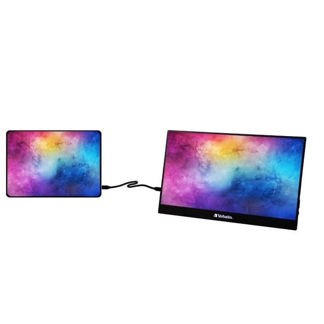 Monitor Portátil Verbatim PM-14 14"/ Full HD/ Multimedia/ Negro Main Image