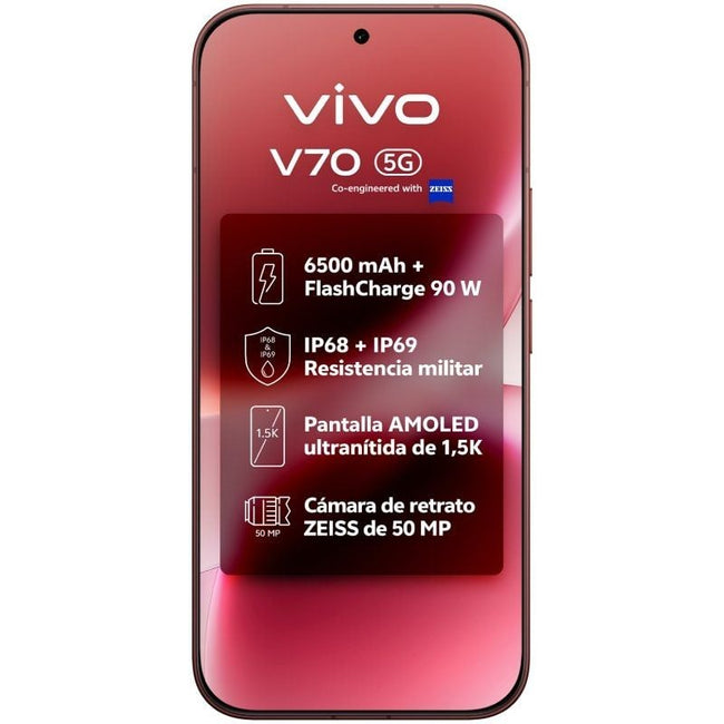 Smartphone Vivo V70 8GB/ 512GB/ 6.59"/ 5G/ Marrón Main Image