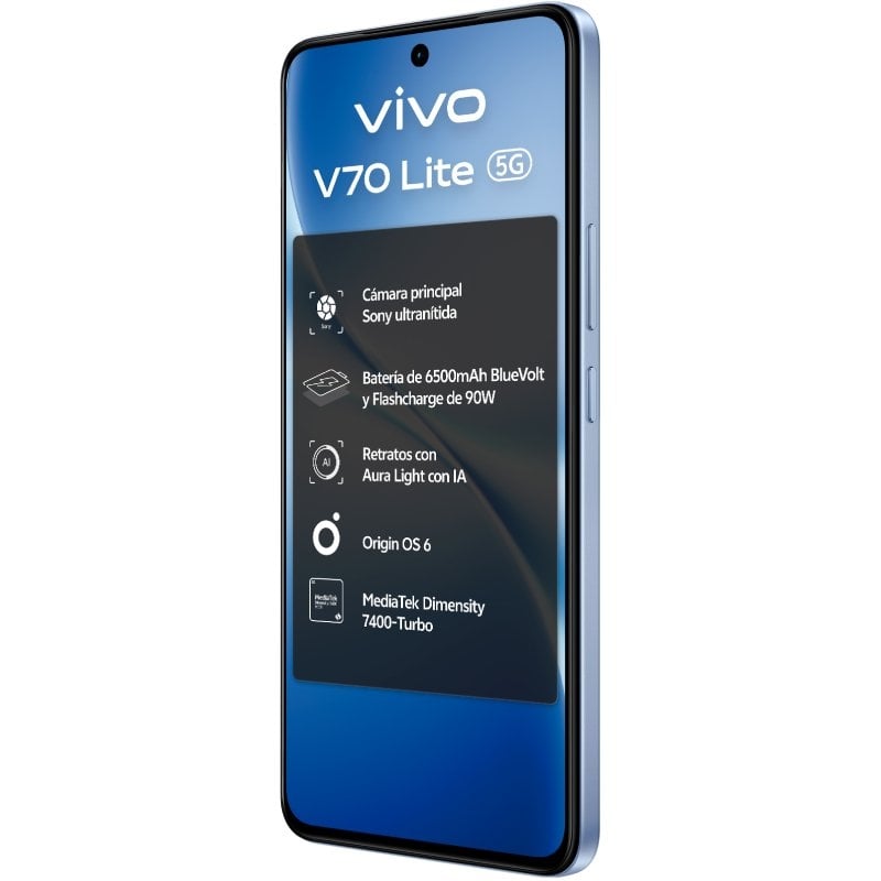 Smartphone Vivo V70 Lite 6GB/ 256GB/ 6.77"/ 5G/ Azul