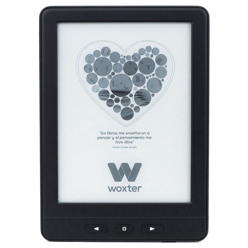 Libro Electrónico Ebook Woxter Scriba Paperlight TP/ 6" tactil retroiluminado Tinta Electrónica/ Negro