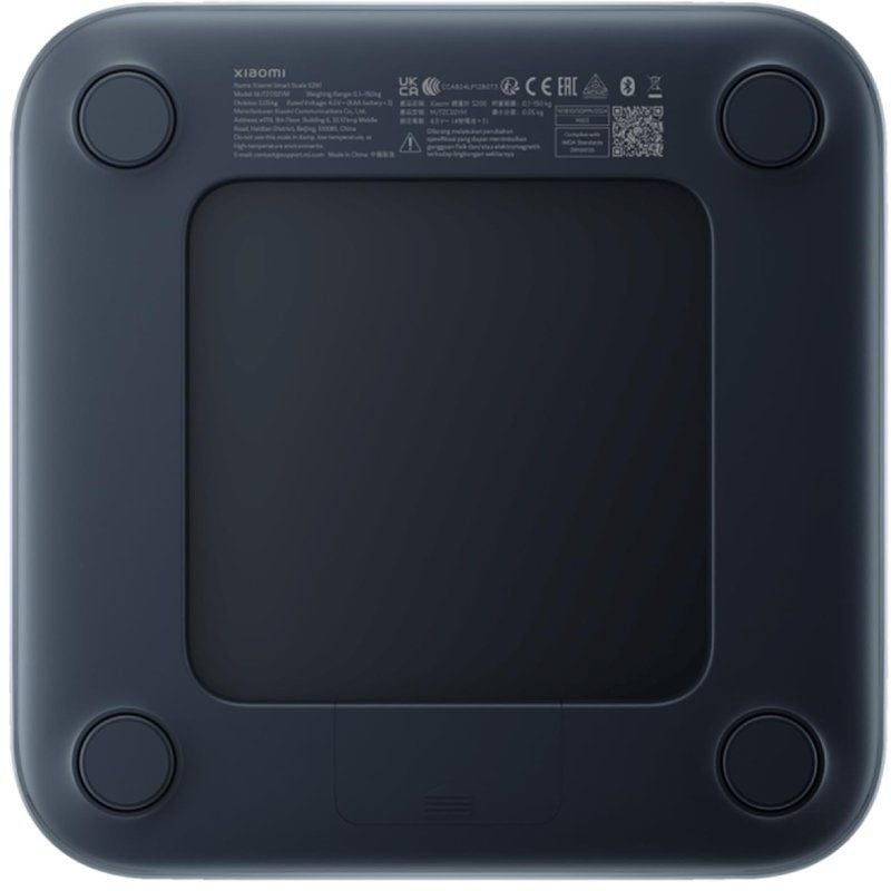 Báscula de Bao Xiaomi Smart Scale S200/ Hasta 150kg/ Gris