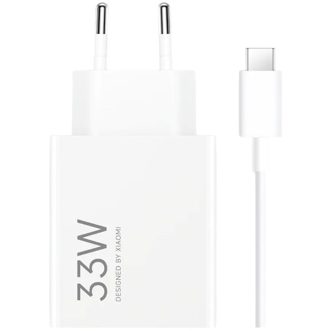 Cargador de Pared Xiaomi 33W Charging Combo USB Type-A/ 1xUSB + Cable USB Tipo-C/ 33W Hover Image