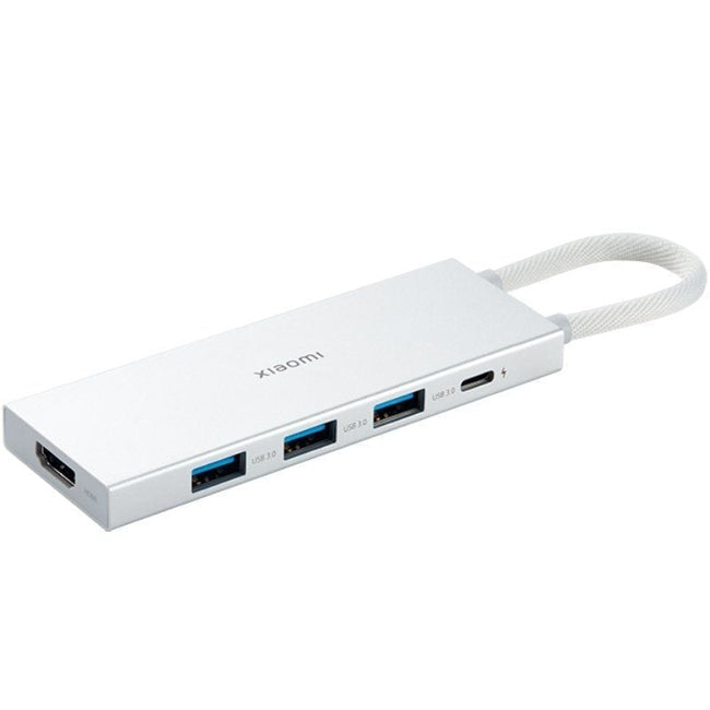 Docking USB 3.0 Tipo-C Xiaomi 5 en 1/ 3xUSB/ 1xUSB Tipo-C PD/ 1xHDMI/ Blanco Hover Image
