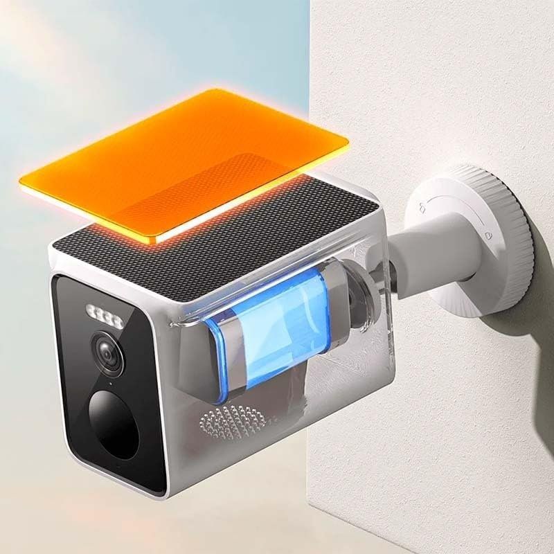 Set Cámara de Videovigilancia Xiaomi Solar Outdoor Camera BW 400 Pro Set/ 132/ Visión Nocturna/ Control desde APP