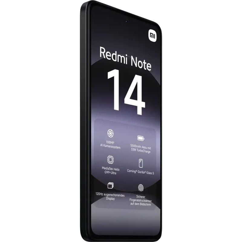 Smartphone Xiaomi Redmi Note 14 6GB/ 128GB/ 6.67"/ Negro