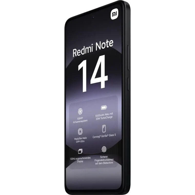 Smartphone Xiaomi Redmi Note 14 6GB/ 128GB/ 6.67"/ Negro