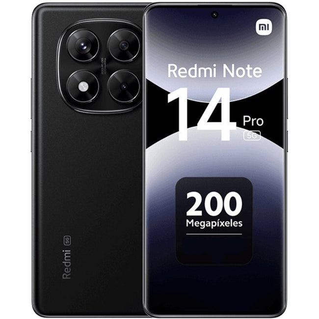 Smartphone Xiaomi Redmi Note 14 Pro 8GB/ 256GB/ 6.67"/ 5G/ Negro Medianoche Hover Image