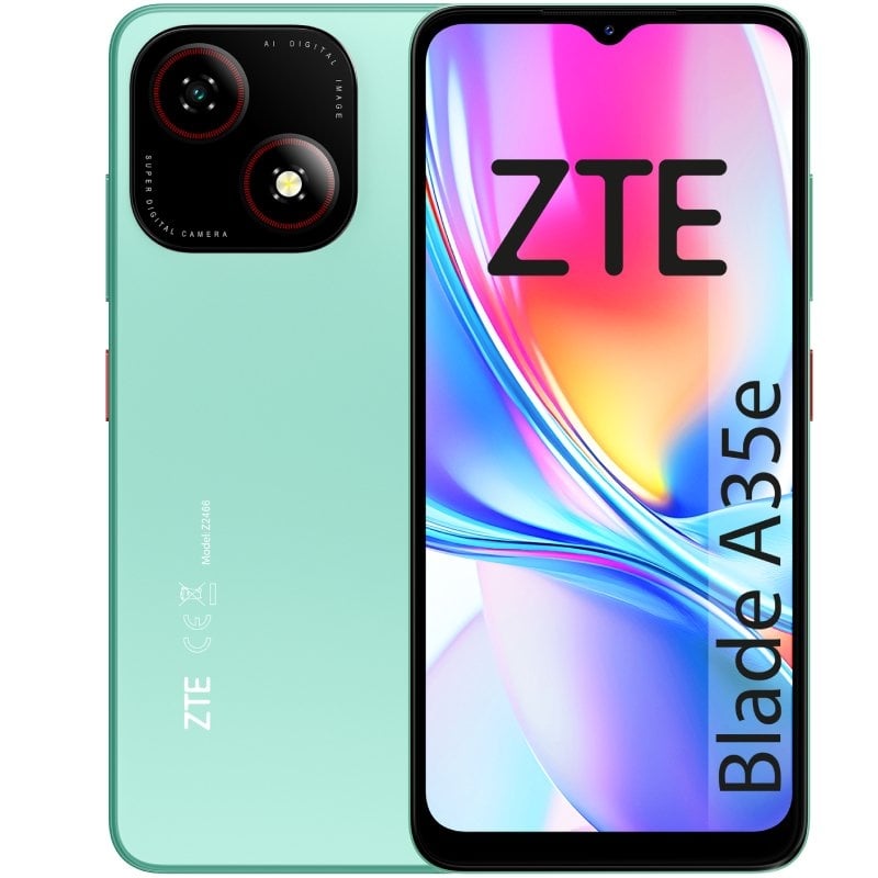 Smartphone ZTE Blade A35E 2GB/ 64GB/ 6.52"/ Verde
