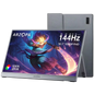 Arzopa Z1FC 16,1" FHD IPS 144Hz HDR Gris - Monitor Portátil con funda de transporte