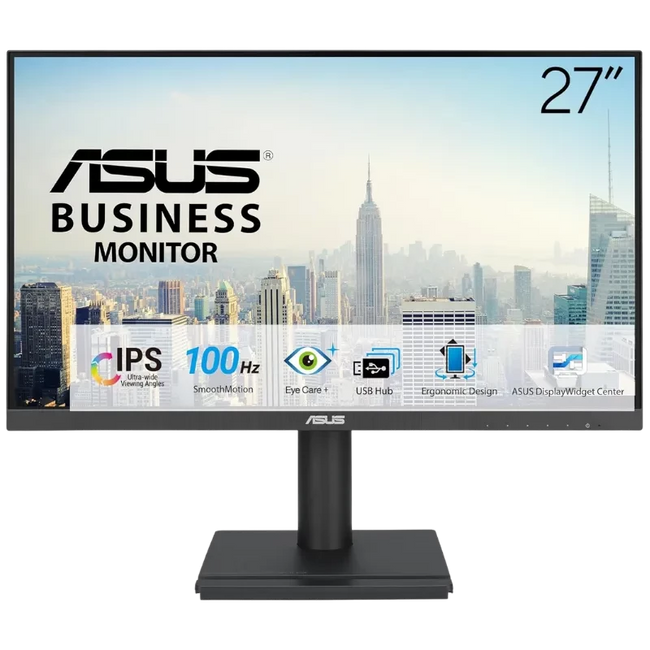 ASUS VA27DQFS 27" Full HD LCD IPS 100 Hz Negro - Monitor de PC Hover Image