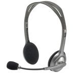 Auricular de Diadema Logitech H110 Plata