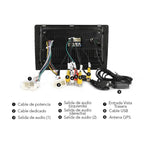 Autoradio 2 DIN SWM 9090-J 9" Android 13 / 1GB/ 32GB / Bluetooth / Wi-Fi / GPS / ASP