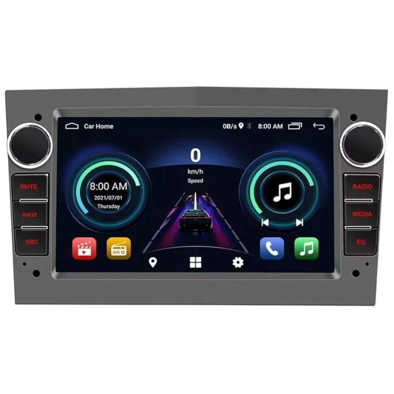 Autoradio 2 DIN S-OB7A 2GB/64GB Opel Carplay Android Auto Negro