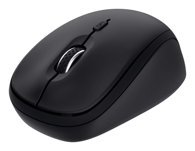 MOUSE TRUST WIRELESS Y BLUETOOTH YVI+ NEGRO 1600DPI AJUSTABLE 3 BOTONES 3 DISPOSITIVOS Main Image