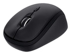 MOUSE TRUST WIRELESS Y BLUETOOTH YVI+ NEGRO 1600DPI AJUSTABLE 3 BOTONES 3 DISPOSITIVOS