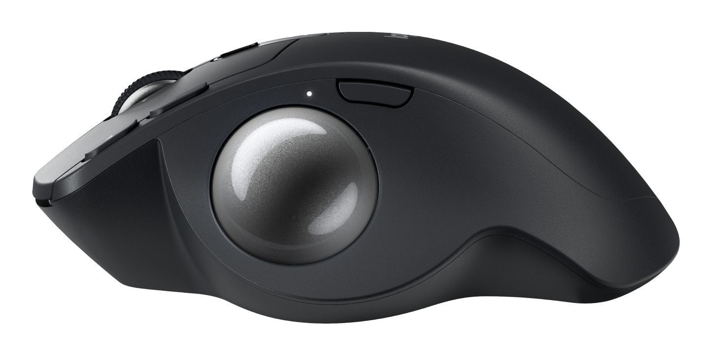 Mouse Logitech Wireless Mx Ergo S Trackball Inclinable Clics Silenciosos 2000 Dpi Usb-c Grafito