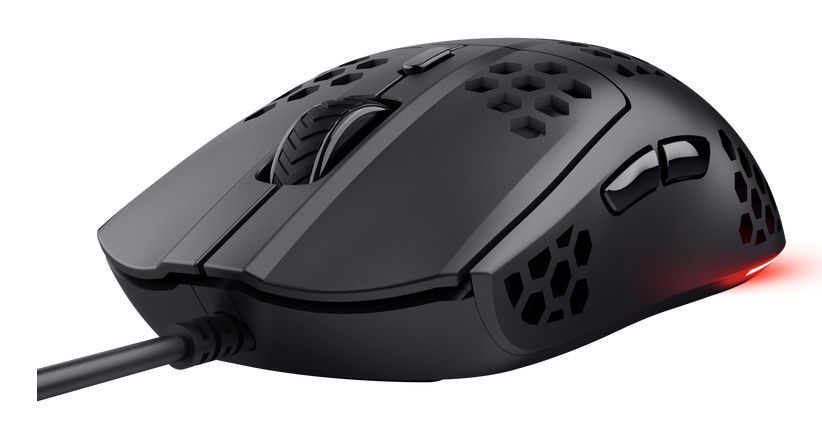 Mouse Trust Gxt928 Helox Usb Ultraligero Gaming Color Negro