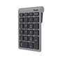 Teclado Numerico Trust Xalas Silver Wireless 22 Teclas 25709 Receptor Micro Usb