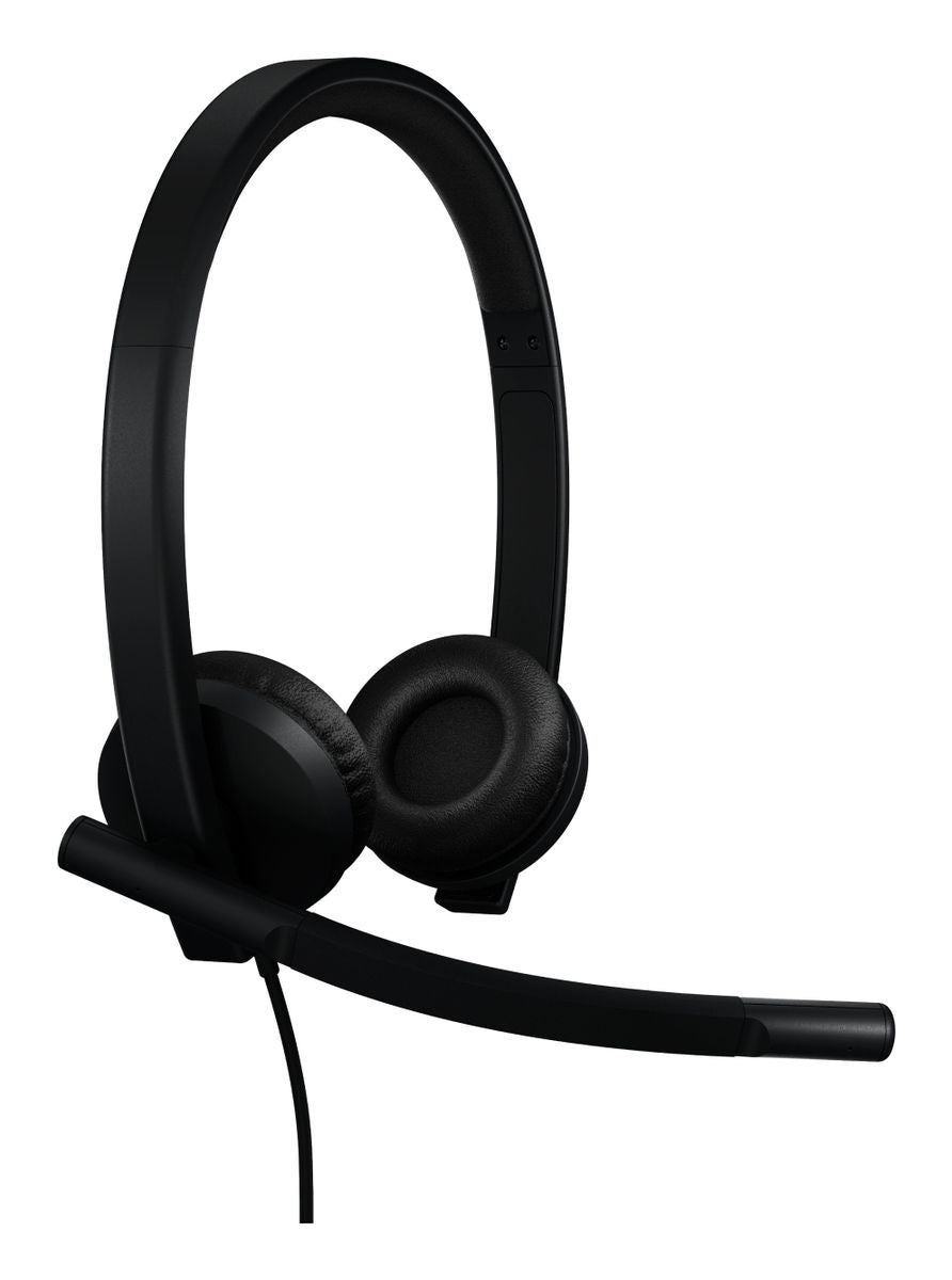Logitech Auriculares H570e Stereo MS USB-A / 981-001430 Negro