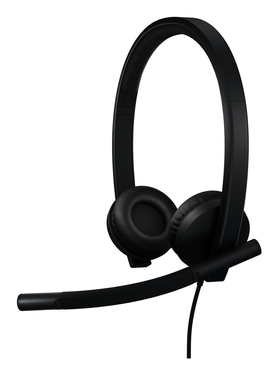 Logitech Auriculares H570e Stereo MS USB-A / 981-001430 Negro